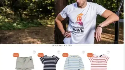 Screenshot of Non-Delivery scam website Vetementsmarin.com