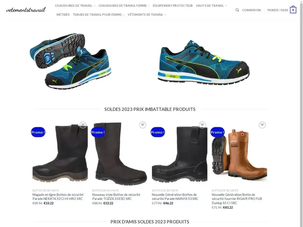 vetementstravail-com Alternative Text