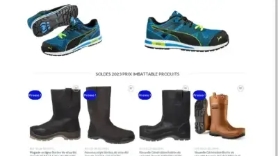 Screenshot of Non-Delivery scam website Vetementstravail.com