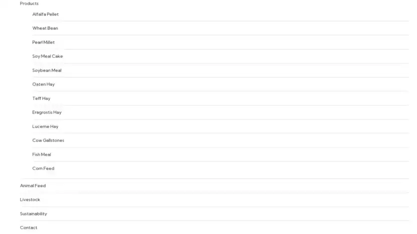 Screenshot of Non-Delivery scam website Vhmanimalfeed.com