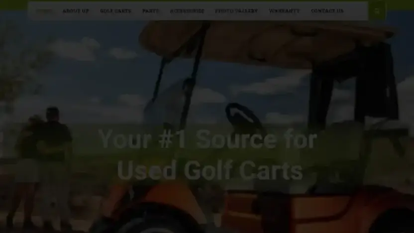 Screenshot of Non-Delivery scam website Villageselitegolfcarts.com