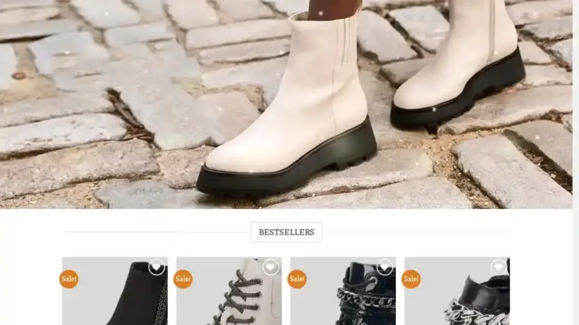 Screenshot of Non-Delivery scam website Vincecamutoboot.com