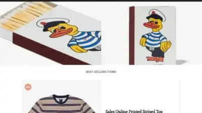 Screenshot of Sport scam website Vintage-men.com