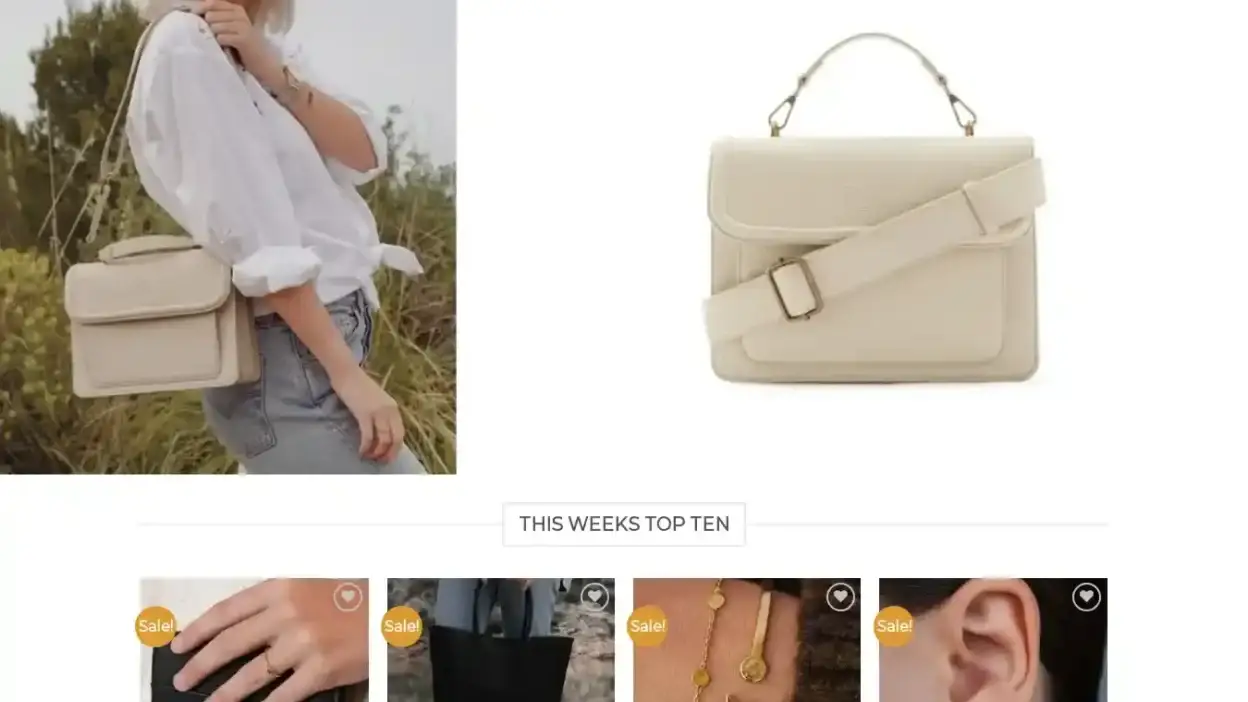 Screenshot of Non-Delivery scam website Violethamdenjewelry.com