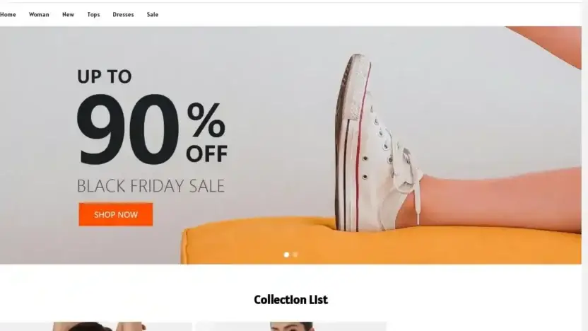 Screenshot of Non-Delivery scam website Vipvipfanka.shop