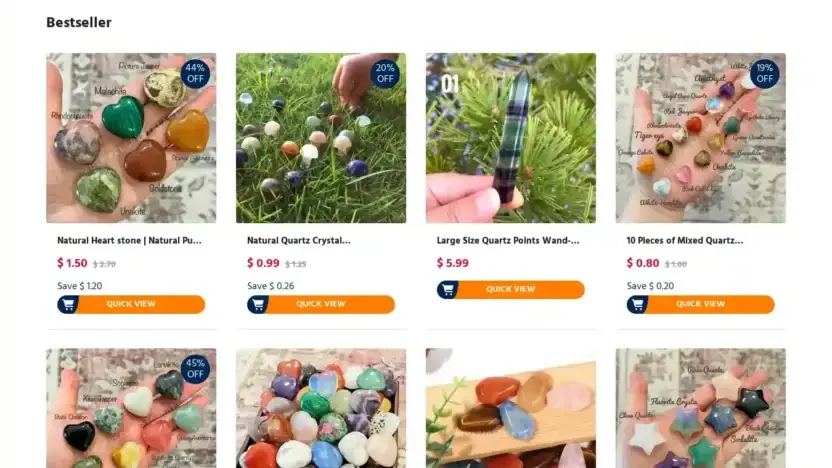 Screenshot of Non-Delivery scam website Vision-shopvip.com