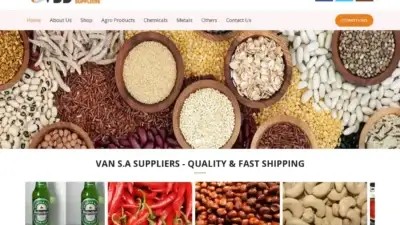 Screenshot of Commodity scam website Vsasups.com