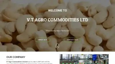 Screenshot of Non-Delivery scam website Vtagrocommltd.com