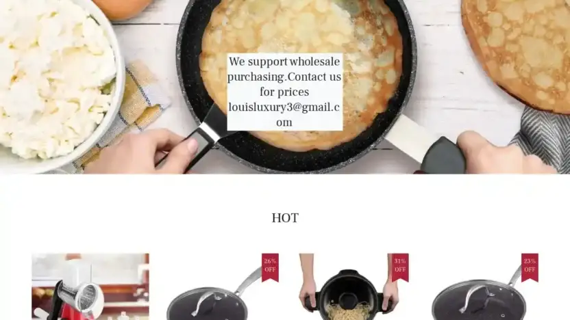 Screenshot of Non-Delivery scam website Vuittonluxury.com