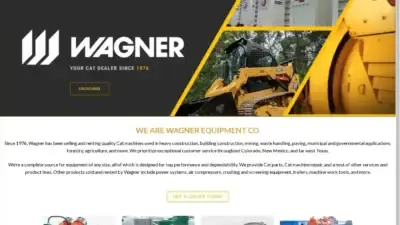Screenshot of Automobile scam website Wagnerequipments.com