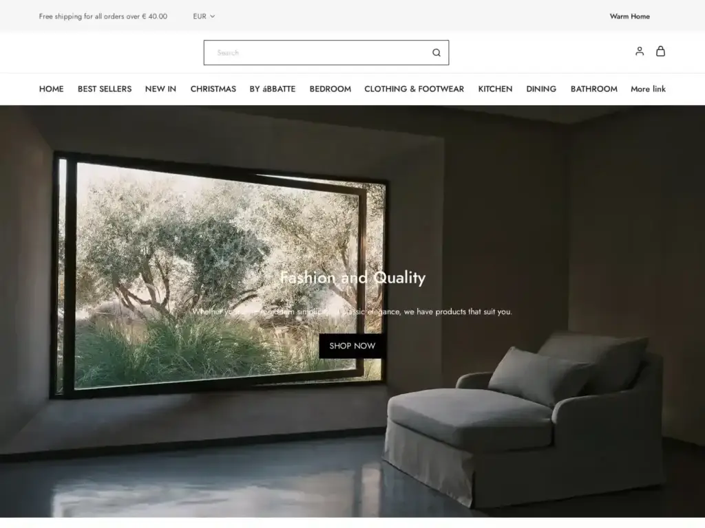 warmhome-member-shop Alternative Text