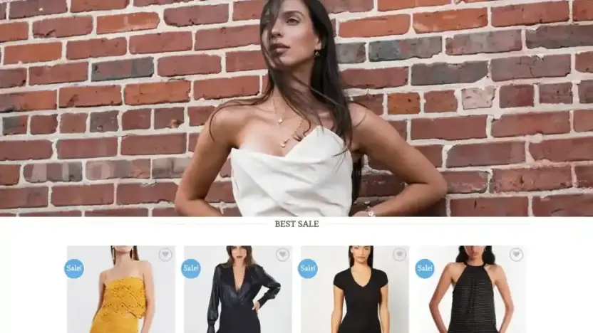 Screenshot of Fashion scam website Wearemporium.com
