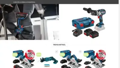 Screenshot of Non-Delivery scam website Werkzeugprodukte.com