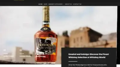 Screenshot of Whisky scam website Whiskeyworlds.com