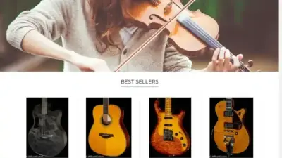 Screenshot of Non-Delivery scam website Willcuttguitars.shop