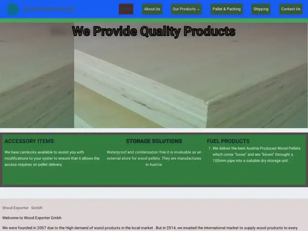 woodexportgmbh-com Alternative Text