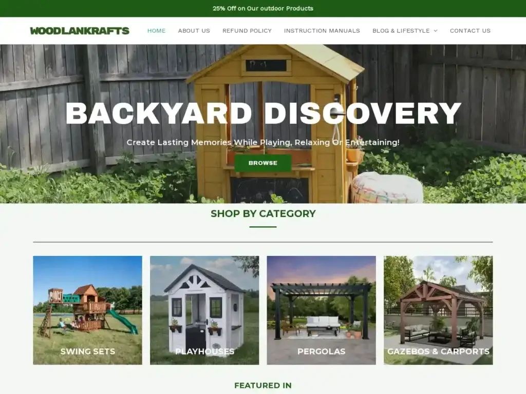 woodlandkrafts-com Alternative Text