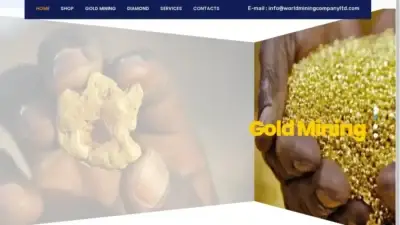 Screenshot of Non-Delivery scam website Worldminingcompanyltd.com