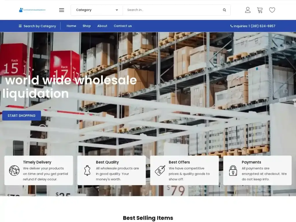worldwidewholesaleliquidation-com Alternative Text