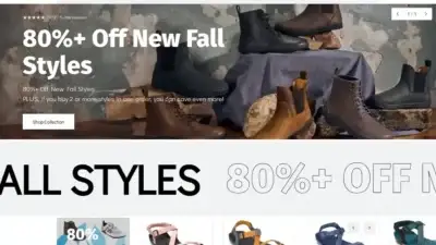 Screenshot of Non-Delivery scam website Xeroshoes.top