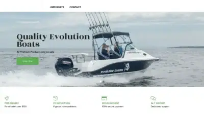 Screenshot of Automobile scam website Yamahaoutboardenginesandparts.com