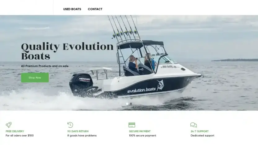 Screenshot of Automobile scam website Yamahaoutboardenginesandparts.com