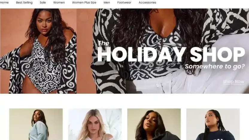 Screenshot of Non-Delivery scam website Yoursclothingeu.shop