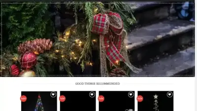 Screenshot of Non-Delivery scam website Yuletidemagicworld.com