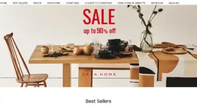 Screenshot of Non-Delivery scam website Zarahomebuys.com