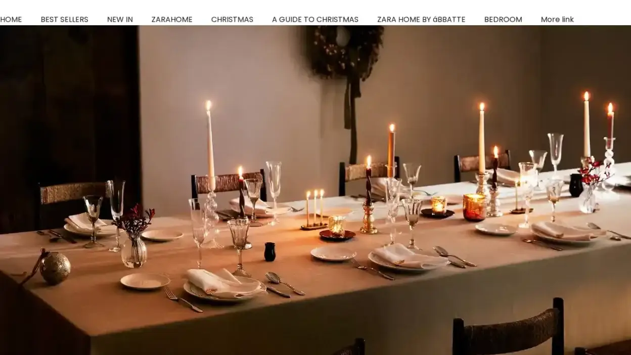 Screenshot of Non-Delivery scam website Zarahomeofficialsale.com