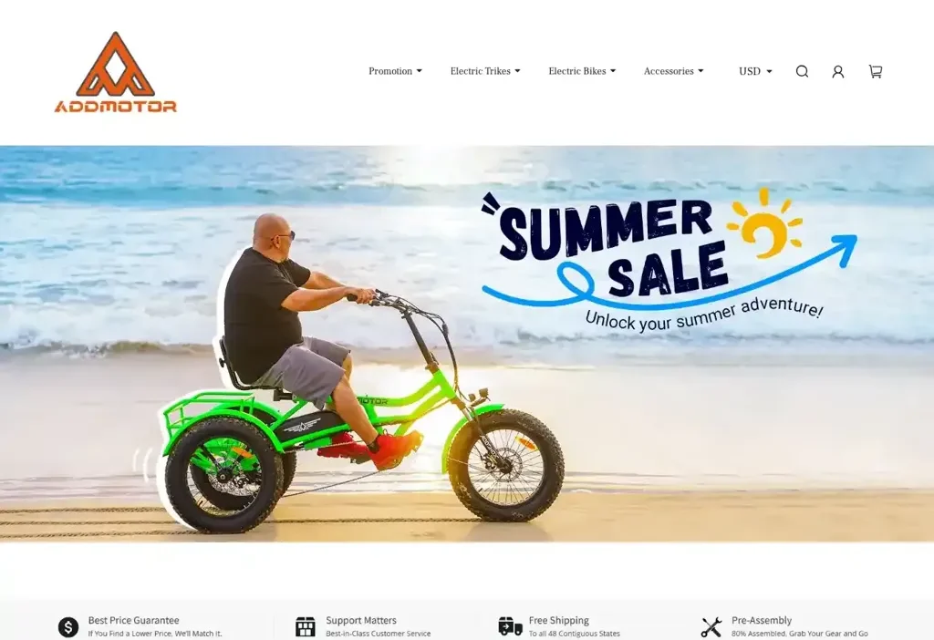 Screenshot of Non-Delivery scam website "Addmostore.shop"