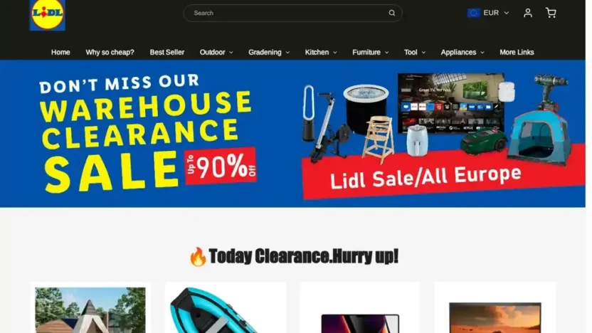 Screenshot of Non-Delivery scam website "Akdiscount.shop"