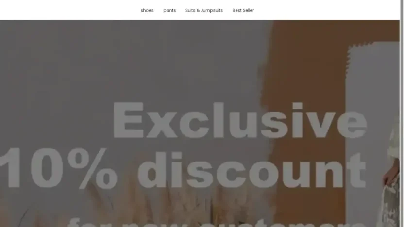 Screenshot of Non-Delivery scam website "Alnert.shop"