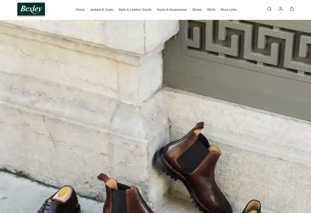 Screenshot of Non-Delivery scam website "Bexleanjy.shop"