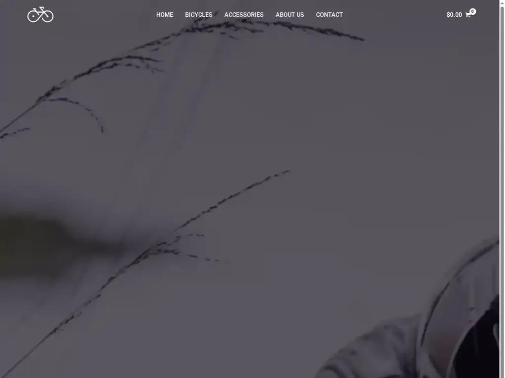 Screenshot of Non-Delivery scam website "Home - Bikers inventory"