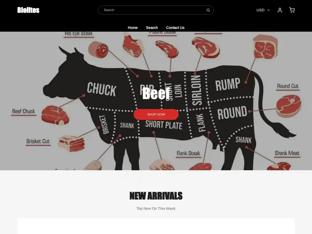 Screenshot of Non-Delivery scam website "500 Internal Server Error"