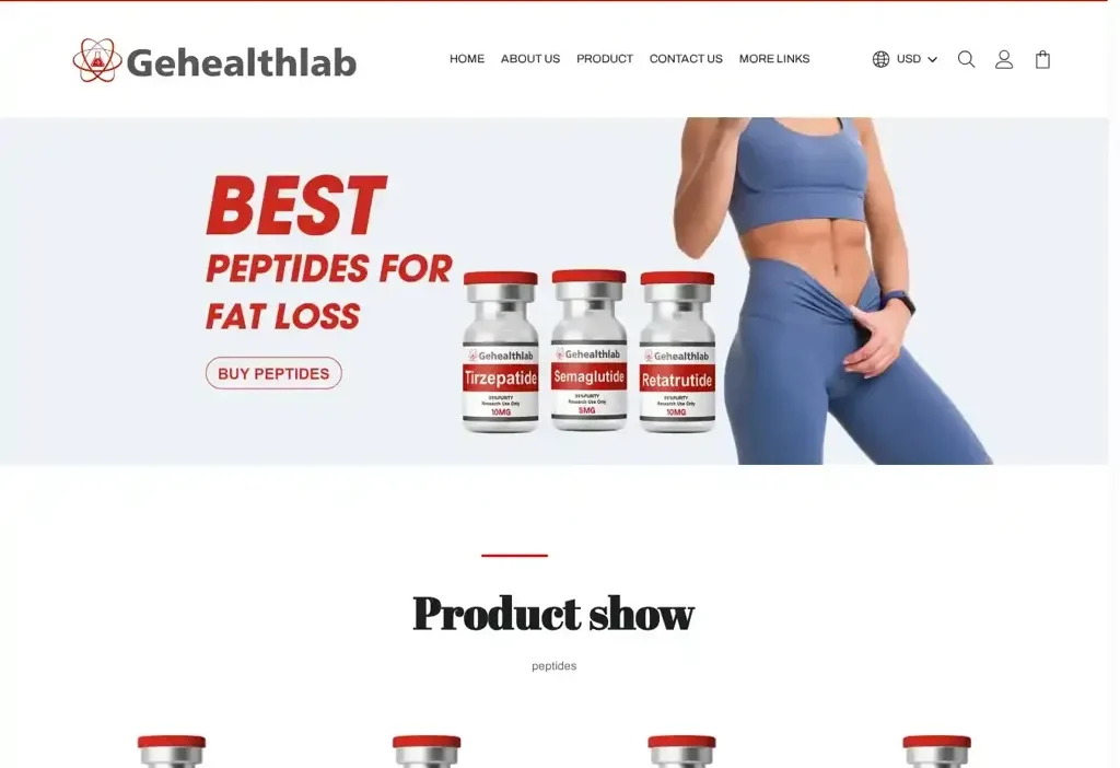 Screenshot of Non-Delivery scam website "Biowellnesstech.com"