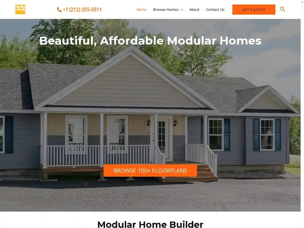 Screenshot of Non-Delivery scam website "Buy Cheap Mobile Homes – Buy Cheap Mobile Homes"