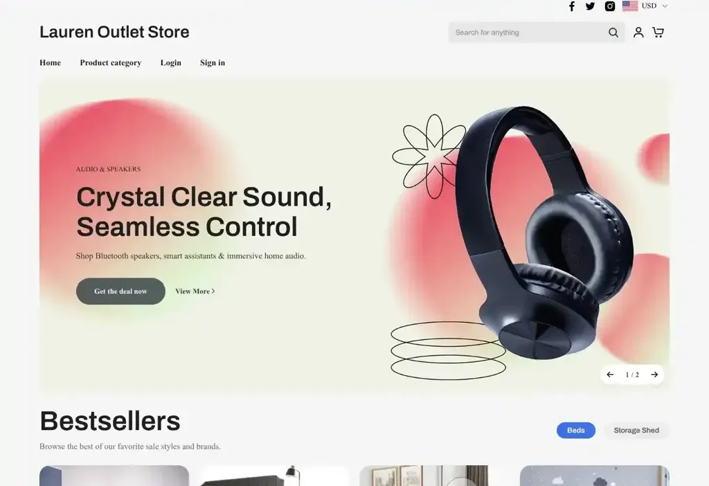 Screenshot of Non-Delivery scam website "C1899.top"