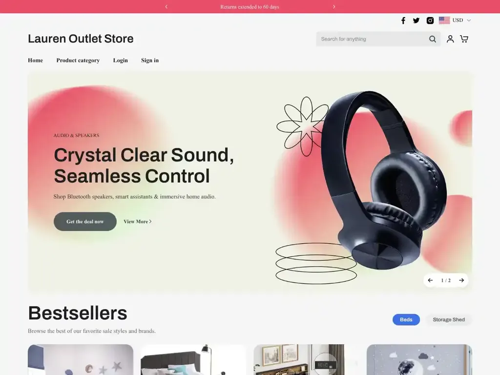 Screenshot of Non-Delivery scam website "500 Internal Server Error"