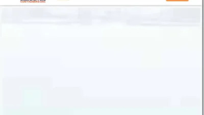 Screenshot of Container scam website "Cabnshippingcontainersinc.com"