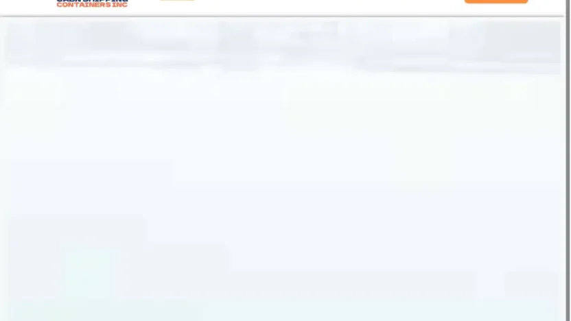 Screenshot of Container scam website "Cabnshippingcontainersinc.com"