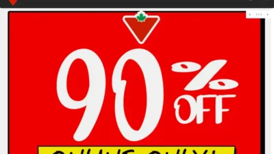 Screenshot of Non-Delivery scam website "Canadiantyreoutlet.com"