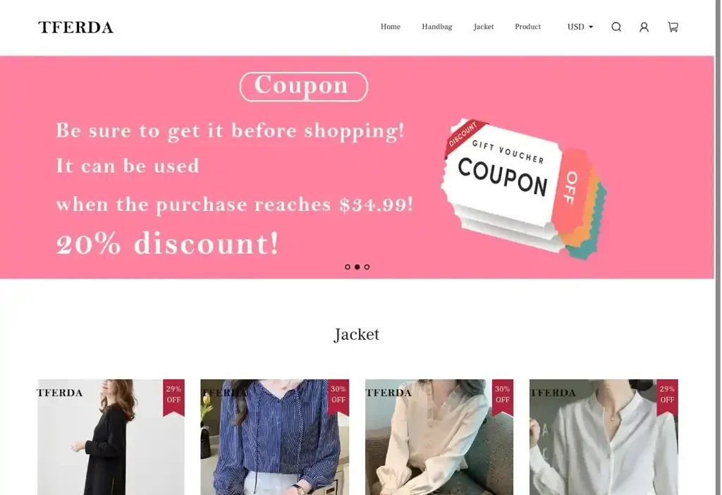 Screenshot of Non-Delivery scam website "Casttroo.shop"