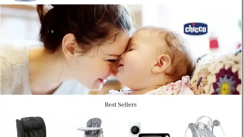 Screenshot of Non-Delivery scam website "Chiccovip.com"