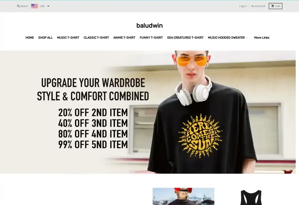 Screenshot of Non-Delivery scam website "Chmpagne.shop"