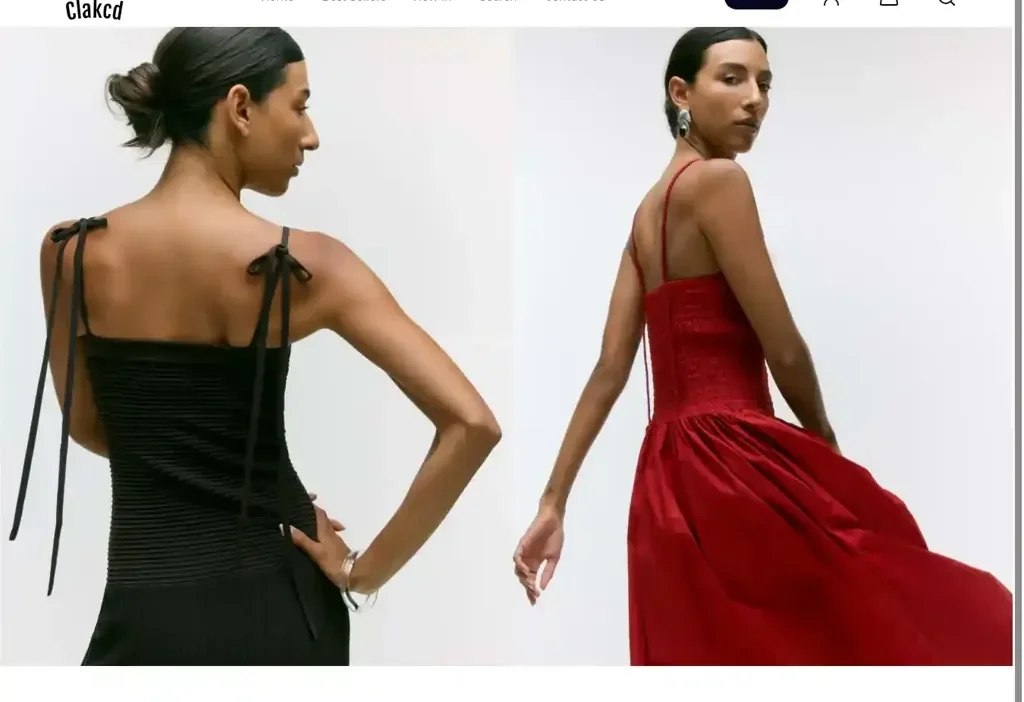 Screenshot of Non-Delivery scam website "Clakcd.com"