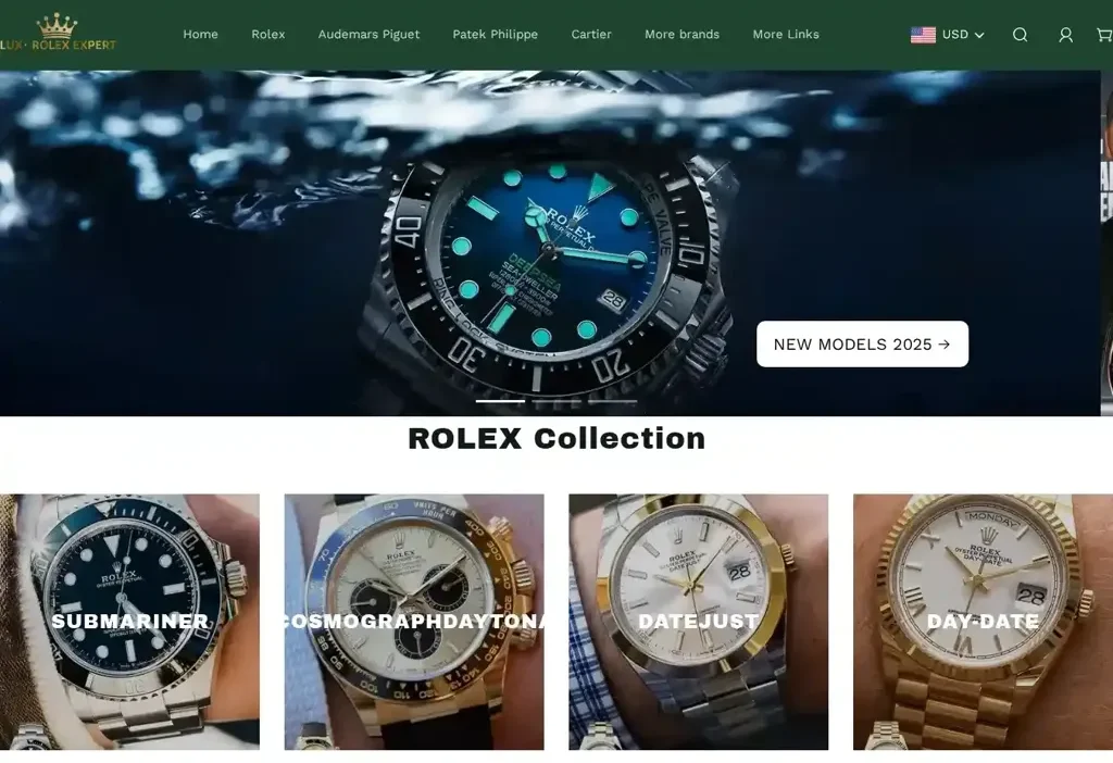 Screenshot of Non-Delivery scam website "Clockculture.com"