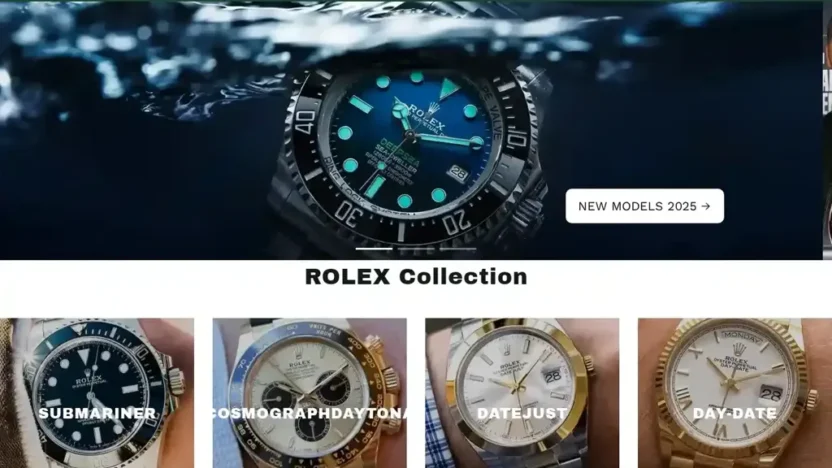 Screenshot of Non-Delivery scam website "Clockculture.com"