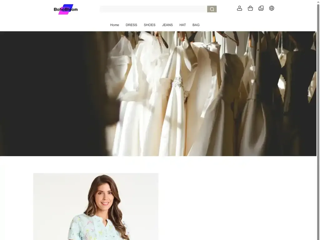 Screenshot of Non-Delivery scam website ""